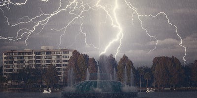 Orlando has the most lightning per kilometer in the U.S.
